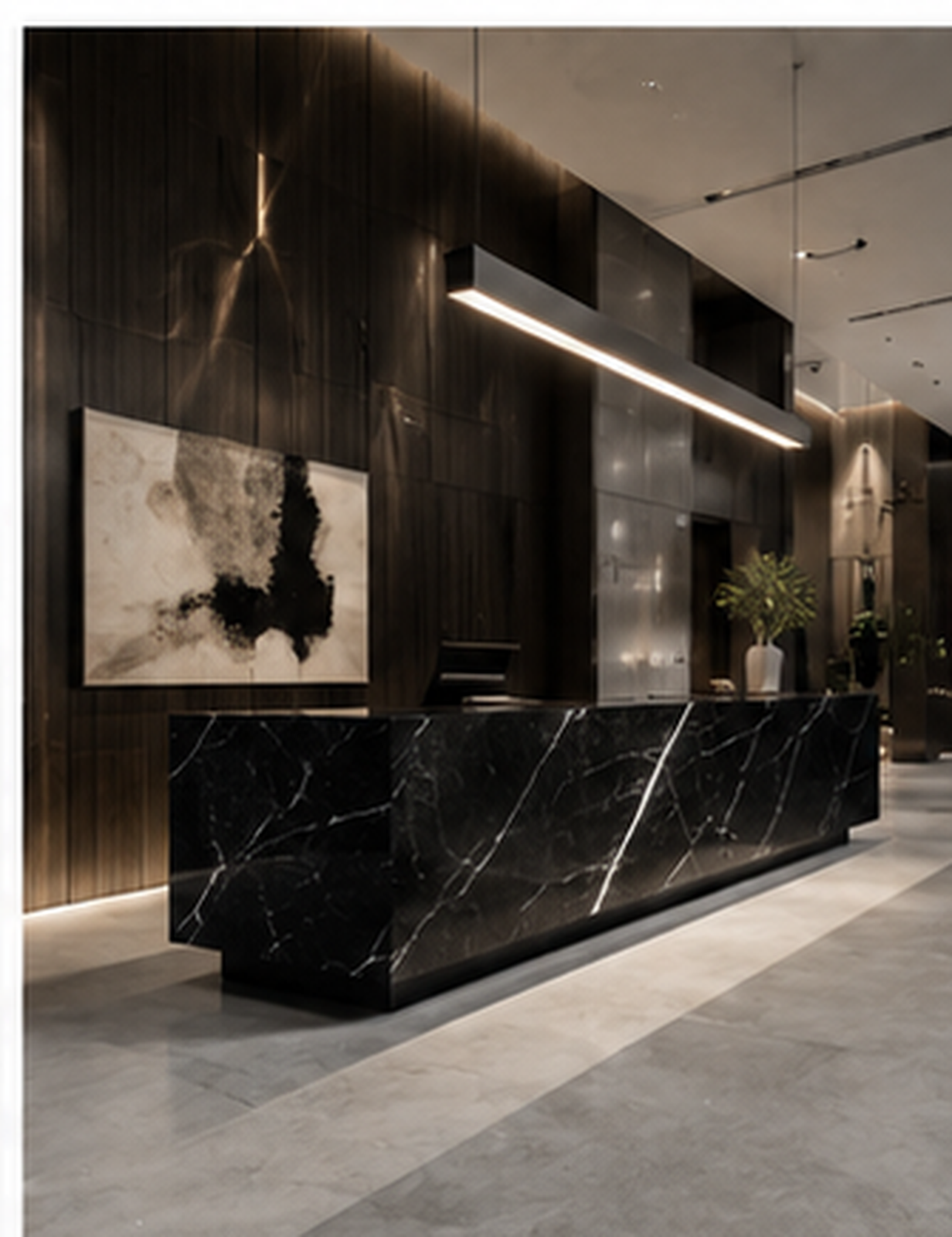 Alexander Black marble close-up
