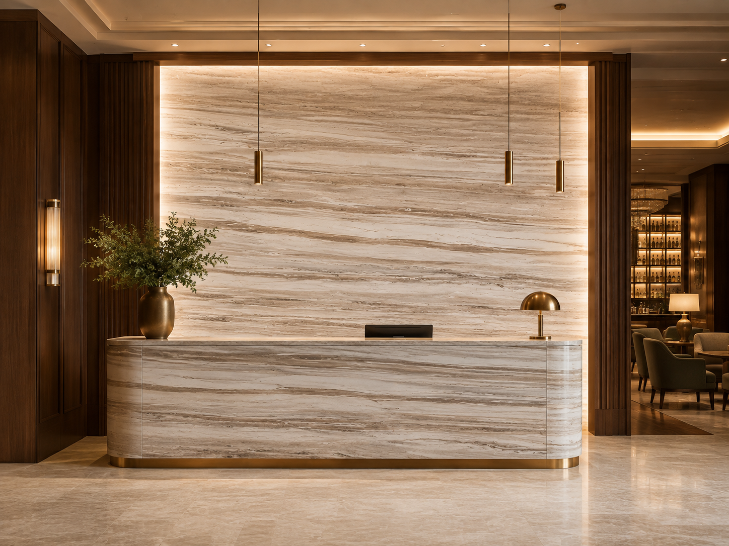 Palissandro marble close-up